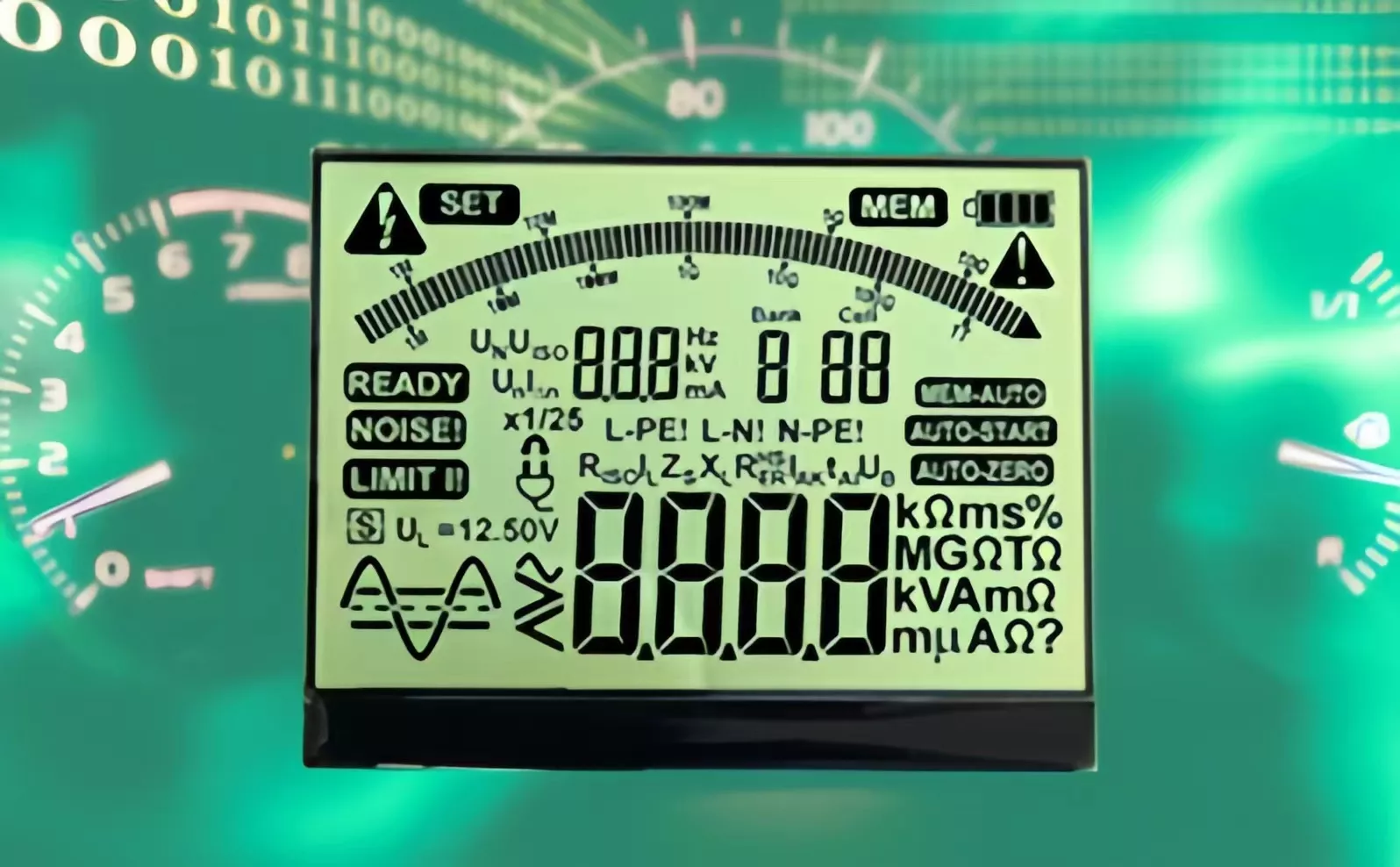 COG LCD PRODUCT FEATURE - Ultra Wide Temperature Range